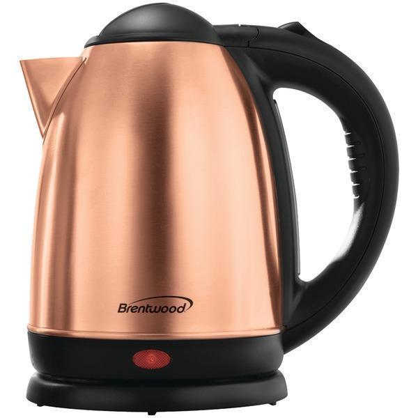 Brentwood 1000-Watt 1.7 L Stainless Steel Electric Cordless Tea Kettle  (Brushed) 98583246M - The Home Depot